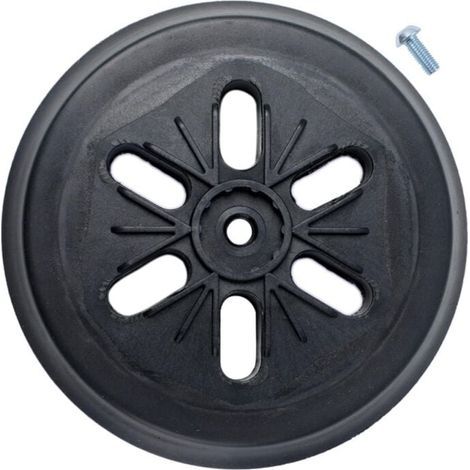 Plateau Ponçage 150 mm Compatible Ponceuse Excentrique Avec Vis Disque Abrasif (1/4)