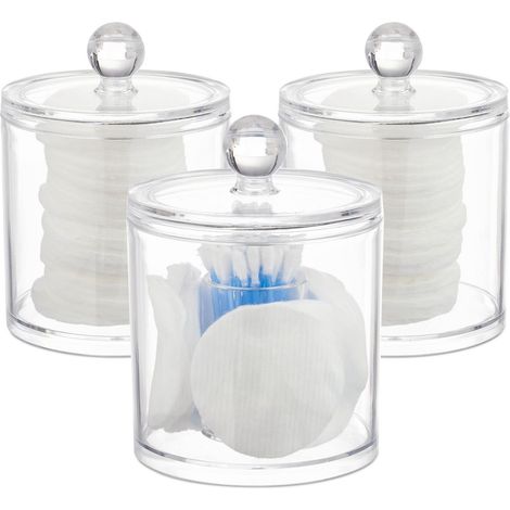 Set de rangement avec 3 cotons tiges (1/5)