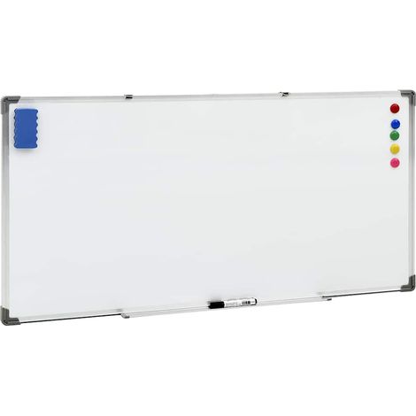 150737 Magnetic Whiteboard White 110x60 cm Steel vidaXL