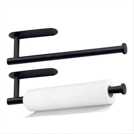 Set mit 2 Mehrzweck-Papierhandtuchhaltern, Wand- oder Klebemontage (1/5)