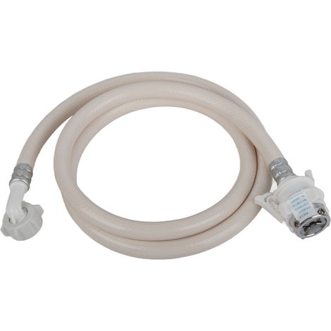 Flexible PVC Anti-Burst Water Hose with Metal Fittings for Haier Washing Machine, 1.5m Length (1/5)