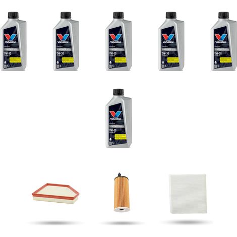 Kit tagliando 3 FILTRI e 6L OLIO compatibile con Bmw serie 1 (F20,F21) 120I 135kw dal 2016 (1/5)