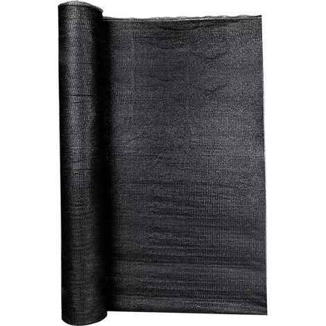 Zaunblende Sichtschutz Windschutz 150 g/m² HDPE mit UV-stabilisiert und Wetterfest für Zaun & Balkongeländer Balkon Geländer (Anthrazit, 1,8m x 25m) NAIZY (1/5)