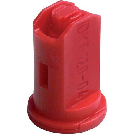 Tobera anti-deriva venturi doble chorro plano IDKT 120掳 04 rojo pl谩stico Lechler LECHLER IDKT12004POM