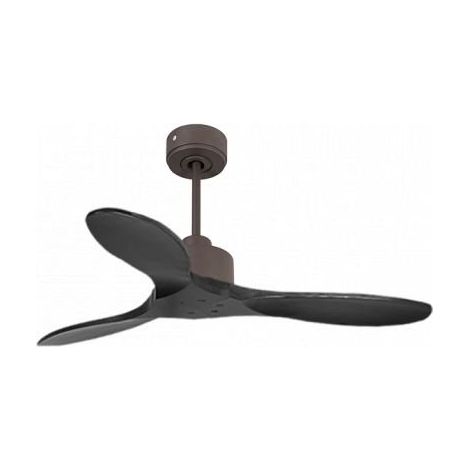 Modulo Slim de Klassfan - Ventilateur de plafond et destratificateur moteur DC chocolat et bois noir 10 à 20 m² (1/5)