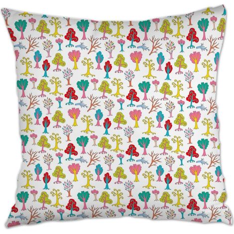 Housse de coussin 45x45 cm carrée léger pour canapé lit chaise décoratif de ferme la saint-valentin (1/5)