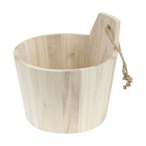 Oslo Aufbewahrungskorb aus Naturholz, H.16,5 x B.16 cm, Beige / Kiefer natur BOX & BEYOND