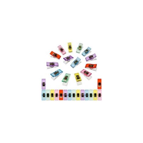 Clip per tessuti, 30 pezzi per confezione, possono sostituire gli spilli per tenere insieme strati di tessuto, cucire in modo sicuro le cuciture dei tessuti, accessori per macchine da cucire, multiuso (1/4)