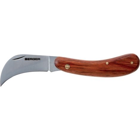Serpyte Curvada Cuchilla 65 Mm, De Plata/Brown - Berger 3910