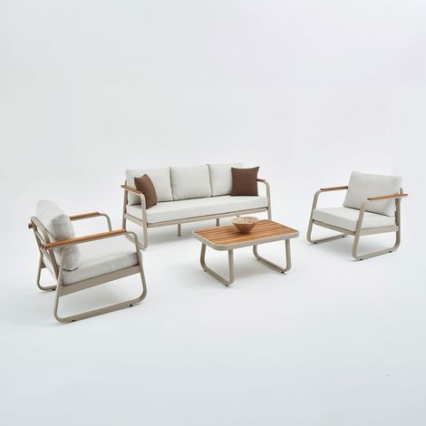 Garten-Set Rio 195 mit Sofa, Sesseln und Beistelltisch (1/5)