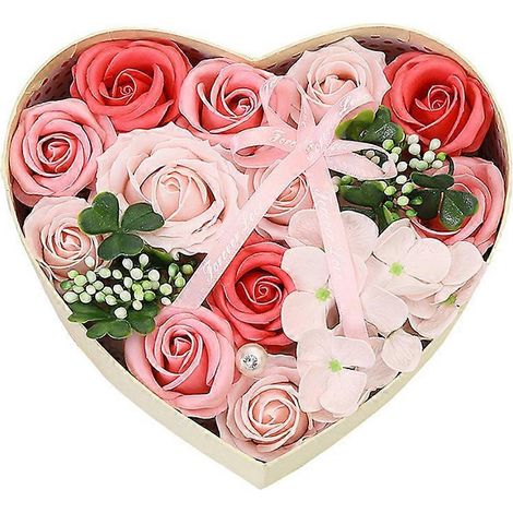 mother's day gift soap flower woman soap rose artificial flower gift box woman mother personality birthday mother's day Valentine's Day Christmas (1/5)