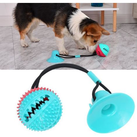 Balle à ventouse pour chien - URB - Interactive - Distributeur de nourriture - Nettoyage des dents - Caoutchouc (1/4)