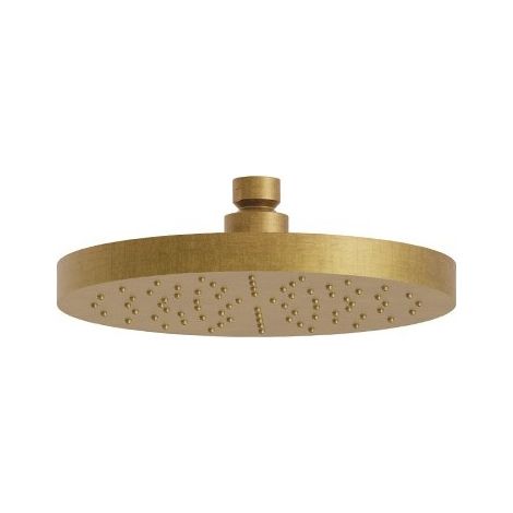 Pomme De Douche Laiton Ronde D. 19 Cm Or Brosse Pvd Robinetterie HYDROTHERAPIE - CRISTINA ONDYNA PD01496P