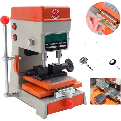 Máquina duplicadora de llaves, 220 V, 120 W de potencia, de sobremesa, diseño compacto, alicates multifunción. (1/5)