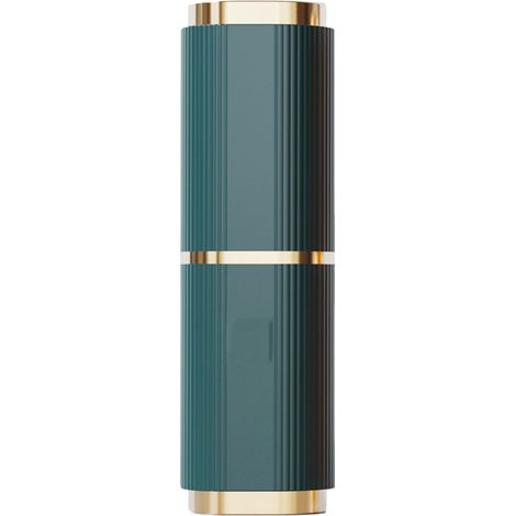 Porte-brosse à dents élégant en ABS/PP pour salle de bain, idéal maison/hôtel/dortoir, couleur vert foncé (1/5)