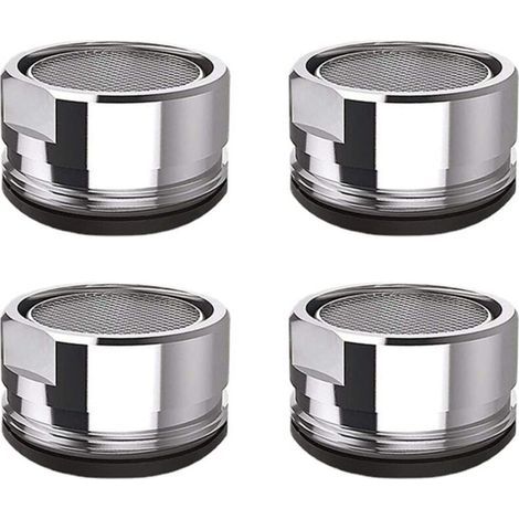 4 Pcs M24 Stainless Steel Faucet Aerator, Faucet Filter, Kitchen and Bathroom Faucet Filter (1/5)