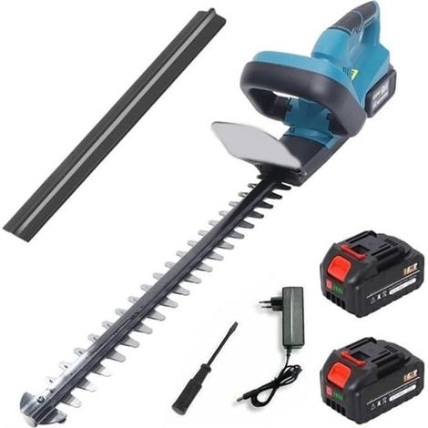 TRADE SHOP - Tagliasiepi A Batteria Tosasiepi Giardino Arbusti Cespugli Siepi Con 2 Batterie Lama - (1/5)