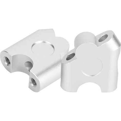 Rehausseur de guidon universel 22 mm pour moto, collier de serrage, adaptateur de montage arrière (plaqué) (1/5)