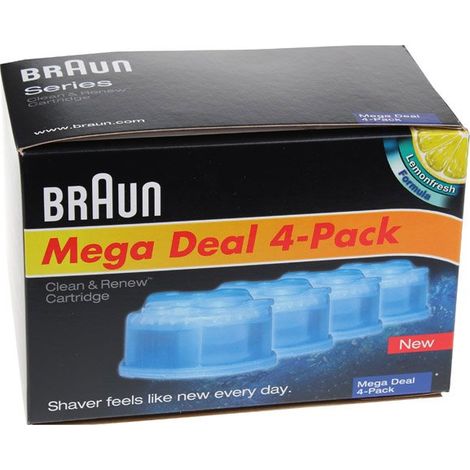 RECHARGE LOTION NETTOYANTES 4 PIECES POUR PETIT ELECTROMENAGER BRAUN - 65331708 (1/2)