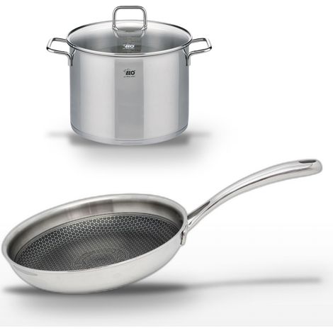 Lot Poêle 28 cm & Faitout 26 cm Elo Relief Evolution (1/5)