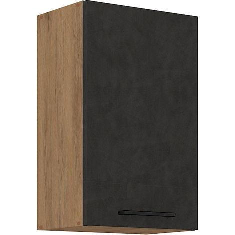 Vigo Hängeschrank 45 cm Eiche Lancelot Matera Grau Küchenzeile Küchenblock Küche (1/3)