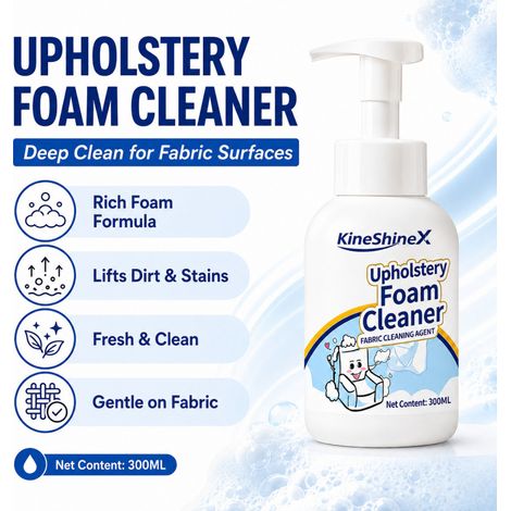 KineShineX Schaumstoff-Sofareiniger 300 ml Haushalts-Fleckenreinigungsmousse für Polstermöbel (1/5)