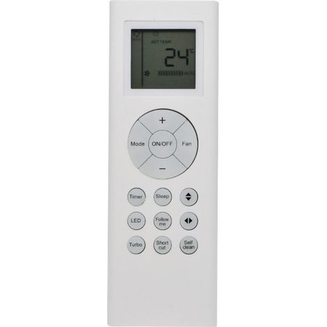 Applicable à la télécommande du climatiseur RG66 67BGEF, la fonction est la même que la télécommande d'origine (1/4)