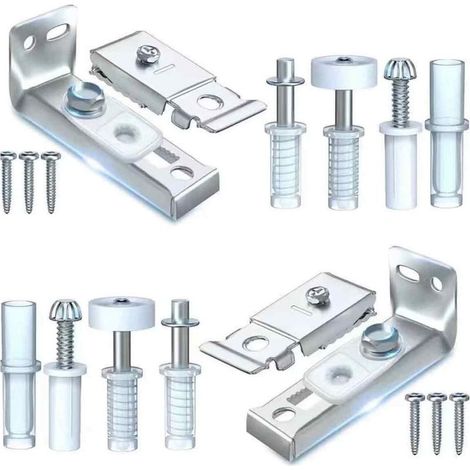 Kit de quincaillerie pour portes pliantes, lot de 2, réparation pour portes pliantes, portes coulissantes et portes de placard (1/5)