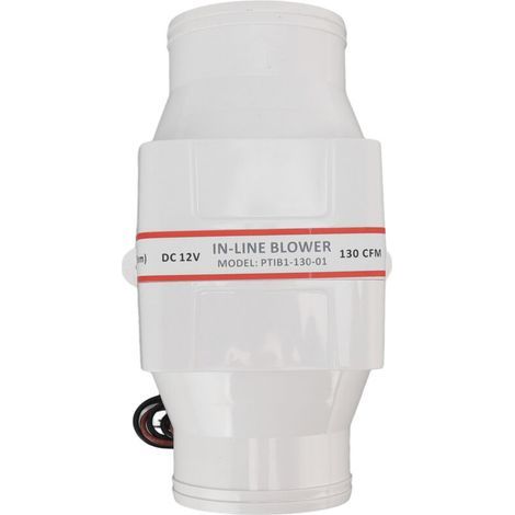 12v électrique en ligne souffleur coque ABS bateau marin en ligne souffleur d'air de cale cabine marine moteur Ventilation ventilateur ventilateur 3 pouces (1/5)