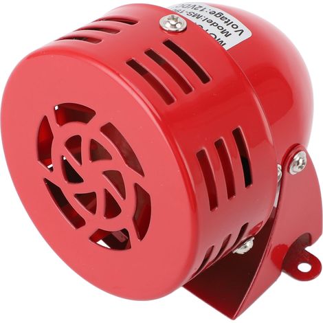 Sirène de klaxon moteur 110 décibels, mini alarme stroboscopique électrique pour usines, écoles, ranchs, maisons, 12 V CC, 77 x 75 mm, 6,00 A. (1/5)
