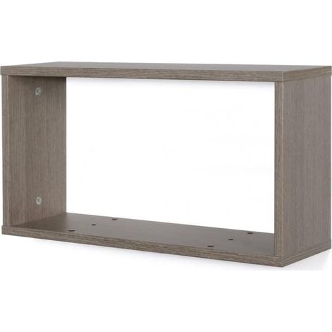 Estantería de Pared Roble Avena 56,8x30x17 cm - Balda Multifuncional para Baño, Cocina, Dormitorio u Oficina - Con Tacos, Hecho en Italia (1/5)