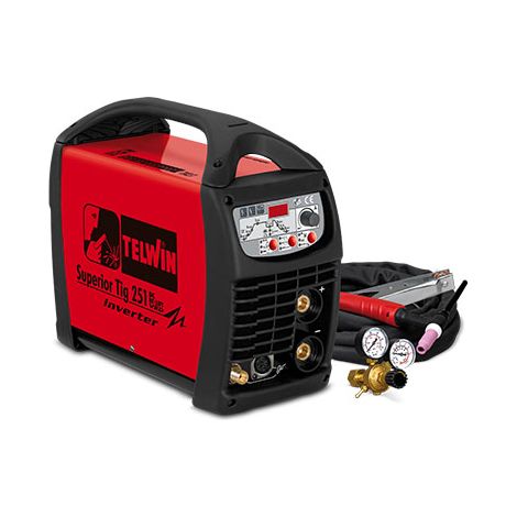 SALDATRICE SUPERIOR TIG 251 DC-HF/LIFT VRD 400V+ACC   cod. 816116  TELWIN