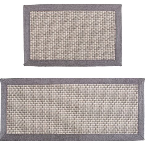 Tapis Cuisine Devant evier antidérapant et Lavable Gris 50x 80cm (1/5)