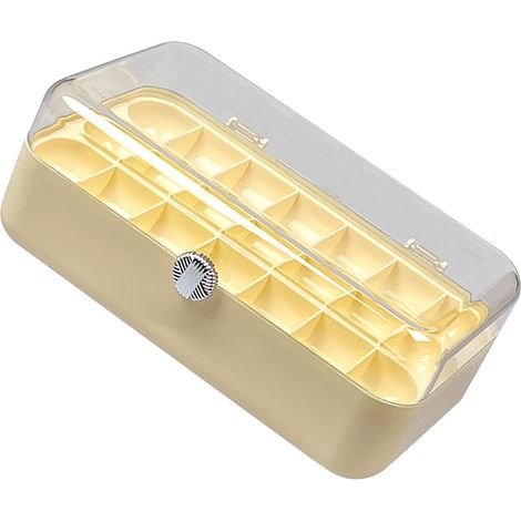 Boîte de rangement à bijoux PET PP PE multicouche avec couvercle transparent pour boucles d'oreilles, colliers et bagues, couleur (1/5)