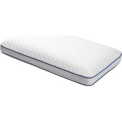 Oreiller en mousse à mémoire de forme, chaud et double, coussin orthopédique pour la peau (1/3)
