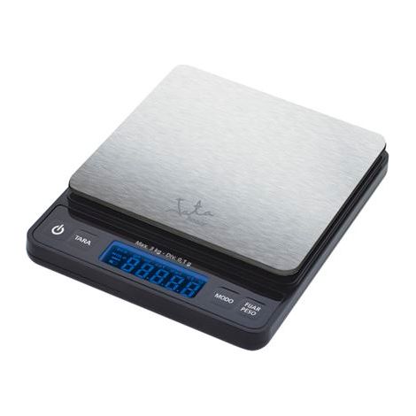 Jata Hogar 773 – Bilancia da cucina di alta precisione, Capacità 3 kg, colore: grigio (1/2)