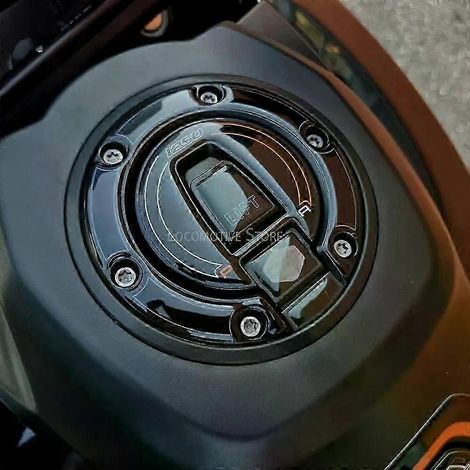 Film protecteur transparent en résine époxy gel 3D pour réservoir de carburant, compatible avec la Pan America 1250 Special. (1/4)