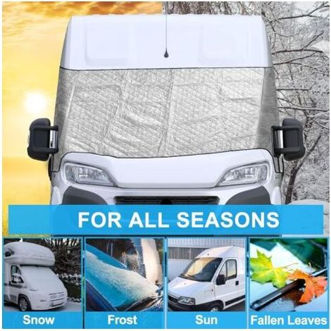 Pare-brise de voiture - couverture de neige de pare-brise - protection thermique anti-glace et protection contre la neige (1/3)