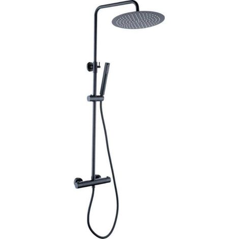 Thermostatische Duschsäule EBRO schwarz