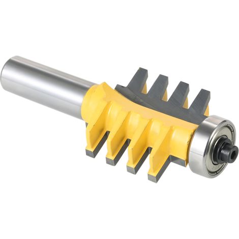 Cortador de espigas reversible con vástago de 1/2 pulgada para uniones de espiga encoladas, herramienta eléctrica para fresado de madera, cincel para carpintería. (1/5)