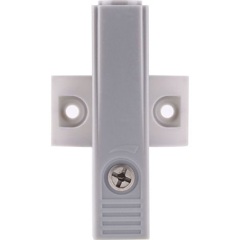 Loquet de porte de tiroir/placard à ouverture par simple pression, amortisseur de recul, sans poignée, couleur grise (1/5)