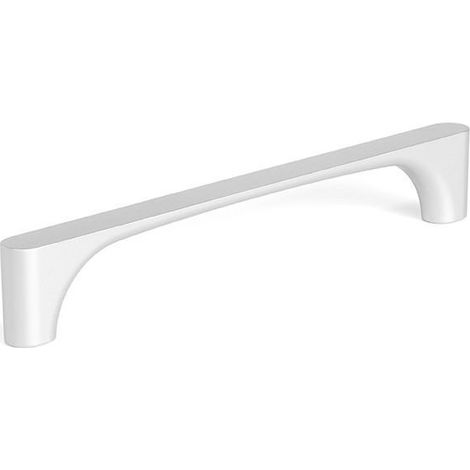 tirador valle de zamak 128 mm - acabado gris, negro, blanco u oro para muebles contemporáneos acabado gris ral (1/3)