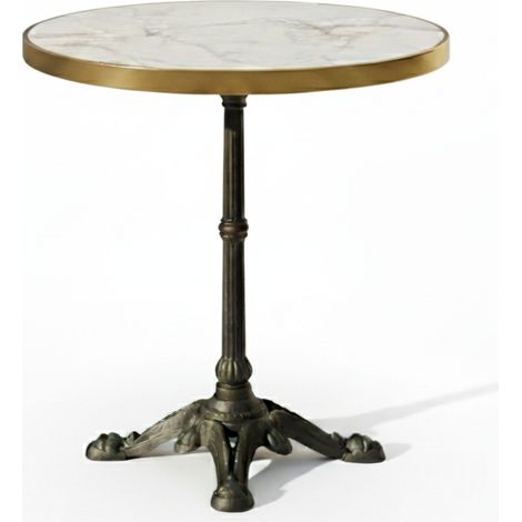 Table de restaurant AURORE diamètre 60 cm avec le pied OPERA 3