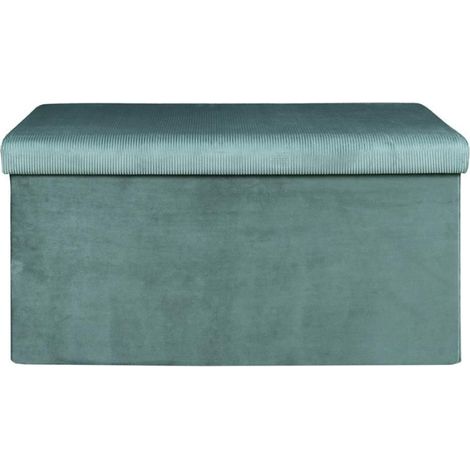 Banc & Coffre de Rangement "Giulia" 77cm Bleu (1/3)