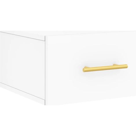 Maison Exclusive - Wand-Nachttisch Weiß 35x35x20 cm