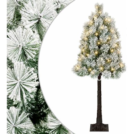Albero di Natale Artificiale con Rami Pieghevoli 120 cm 150 LED vidaXL (1/5)