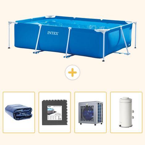 Intex Piscine Tubulaire Rectangulaire - 300x200x75 cm - 5-pièces S16 (1/5)