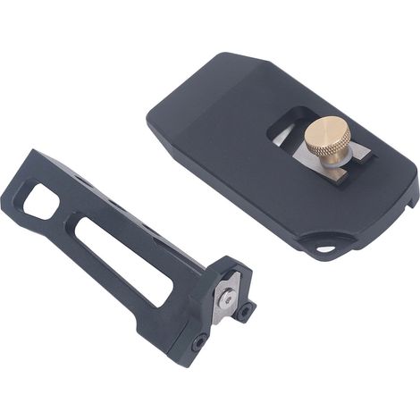 Zweiteiliger Schrägkantenhobel, Aluminium, Winkelkantenschneider, Holzbearbeitungswerkzeug für PVC und ABS (1/5)
