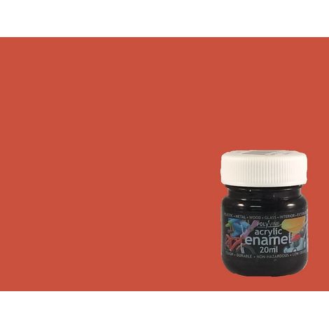 Polyvine - Acrylic Enamel Paint - 20ml - Orange
