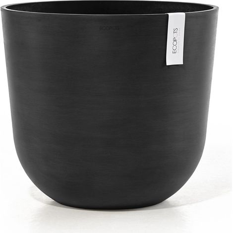 Vaso Rotondo Oslo 45 Grigio Scuro - Ø 45 x H. 39,2 cm - 46,6 L ECOPOTS (1/5)